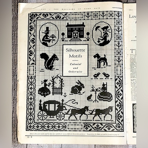 Vintage 1931 magazines: Needlecraft - The Magazine of Home Arts - Picture 5 of 10